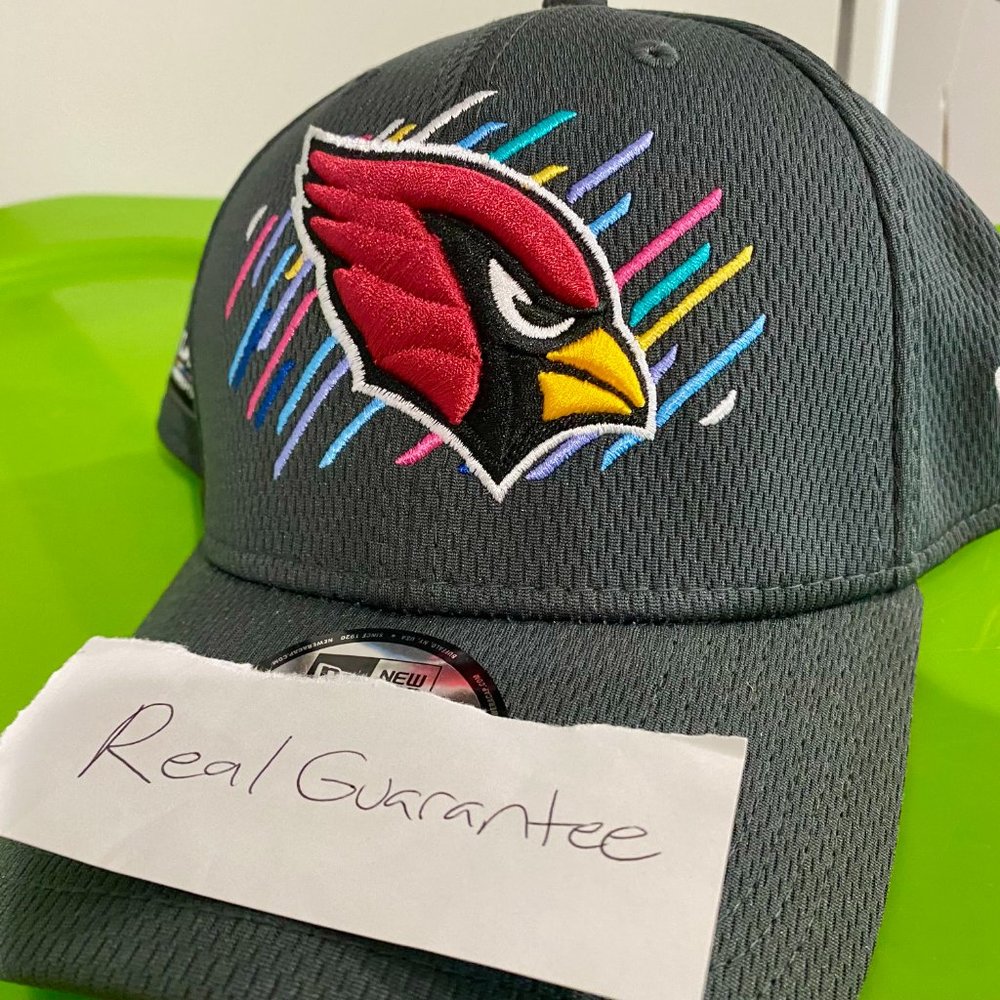 2021 Men's Arizona Cardinals New Era NFL Crucial Catch 39THIRTY Flex Hat BCA cap